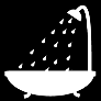 Pictogram voor bad