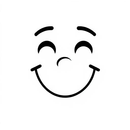 Pictogram voor blij