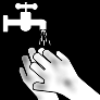 Pictogram voor handen wassen